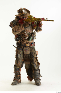 Photos Ryan Sutton in Postapocalyptic Suit shooting aiming gun gun…